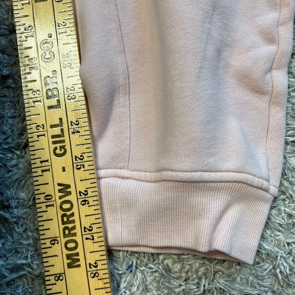 Lululemon Scuba High Rise Joggers Soft Pink 14 Cotton Fleece Lounge‎ Sweatpants
